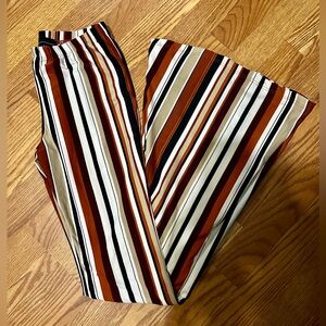 Striped Flare Pants